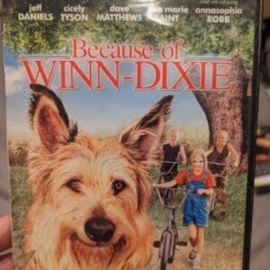 Because of Winn-Dixie DVD. A Family Friendly Classic. Heart Warming.